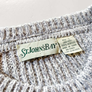 80's～90's ST JOHN'S BAY メランジ ラグラン アクリル ニット セーター