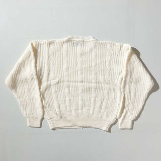 80's～90's TREND BASICS アクリル アランニット風 セーター