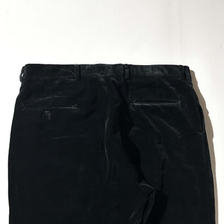 80's～90's ブラック ベロア 3タック スラックス