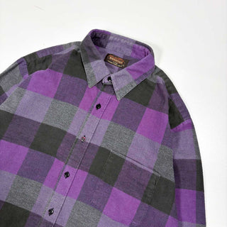 80's～90's "made in CANADA" DONOVAN コットン チェック L/S シャツ