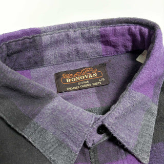 80's～90's "made in CANADA" DONOVAN コットン チェック L/S シャツ