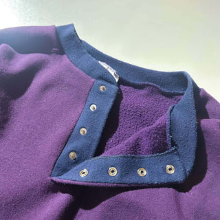 80's～90's "made in USA" AMERICAN SPIRIT 9 oz. cotton ハーフスナップ スウェットシャツ