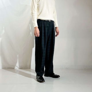 80's～90's "made in USA" COTLER ウィンドウペンチェック スラックス