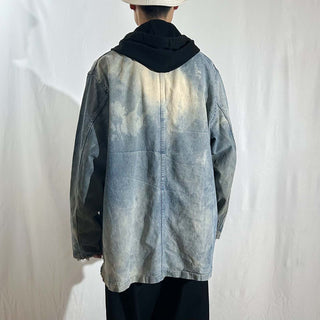 80's～90's "made in USA" Dickies ボロ デニム カバーオール ジャケット