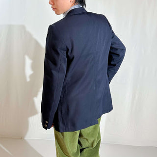 80's～90's "made in USA" HAGGAR 紺ブレザー テーラード ジャケット