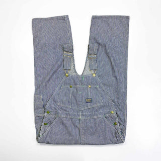 80's～90's "made in USA" OSHKOSH ヒッコリーストライプ オーバーオール