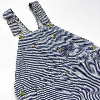 80's～90's "made in USA" OSHKOSH ヒッコリーストライプ オーバーオール