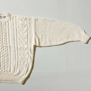 80's～90's "made in USA" Puritan  コットン アランニット風 セーター