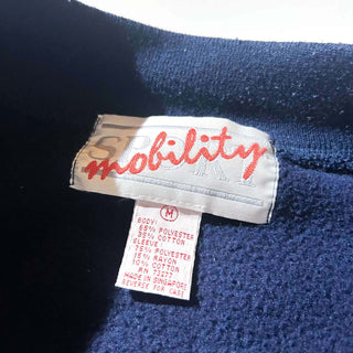 80's～90's mobility リブライン スウェット スタジャン