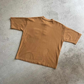 80's〜 BANANA TROPICAL 鹿の子 ヘンリーネック ワンポイント Tシャツ