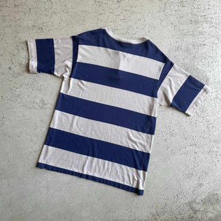 80's〜 DEL REY "Made in USA" ボーダー ヘンリーネック Tシャツ
