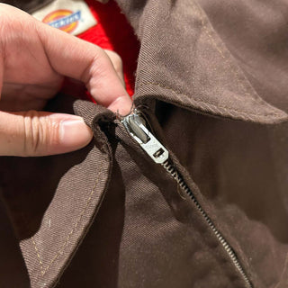 80's～ Dickies ブラウン 裏ボア ワーク ジャケット