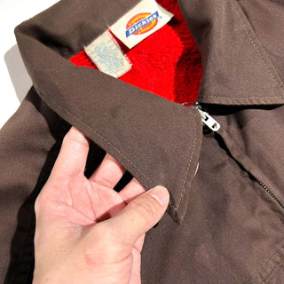 80's～ Dickies ブラウン 裏ボア ワーク ジャケット