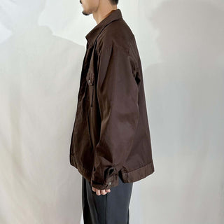 80's～ Dickies ブラウン 裏ボア ワーク ジャケット