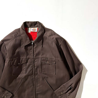 80's～ Dickies ブラウン 裏ボア ワーク ジャケット
