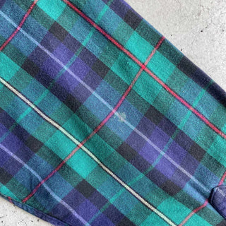80's〜 EDDIE BAUER "Bainbridge Flannel" チェック ライトネル L/S シャツ