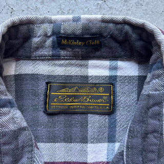 80's〜 Eddie Bauer "MCKINLEY CLOTH" チェック フランネル シャツ