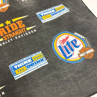 90's HARLEY DAVIDSON × miller Lite バンダナ