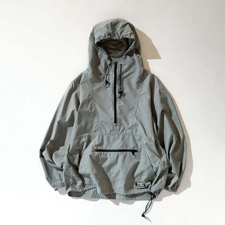 80's～ L.L.Bean グレー ドルマンスリーブ パッカブル アノラック ジャケット