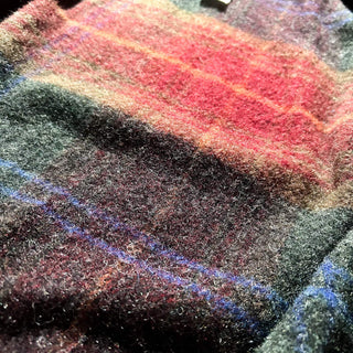 80's～ L.L.Bean バーガンディ レザー切替 キャンバス ブルゾン ジャケット