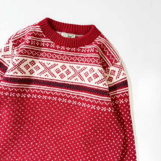 80's～ "MADE IN USA" L.L.BEAN ノルディックパターン ウール ニット セーター