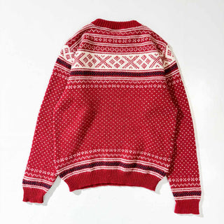 80's～ "MADE IN USA" L.L.BEAN ノルディックパターン ウール ニット セーター