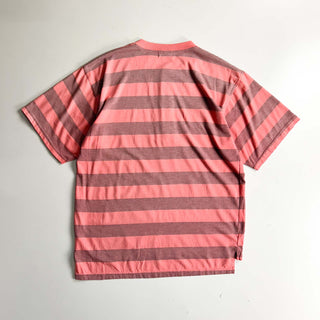 80's PB&Co ヘンリーネック 太ボーダー Tシャツ