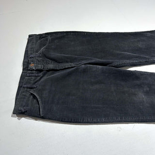 80's～ Wrangler ブラック コーデュロイ ワイド フレア パンツ