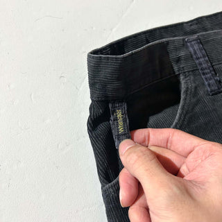 80's～ Wrangler ブラック コーデュロイ ワイド フレア パンツ