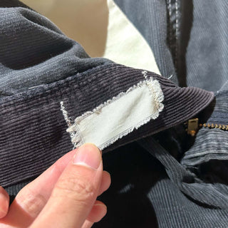 80's～ Wrangler ブラック コーデュロイ ワイド フレア パンツ