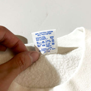 80's～ "made in USA" JERZEES B.Johnson "A Day in the Wilderness" アート プリント スウェット シャツ