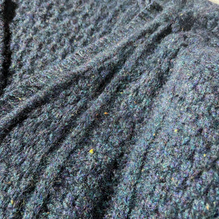 80's "made in IRELAND" The Sweater shop ネップ混 アランニット カーディガン