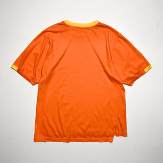 80's "made in SINGAPORE" Great lakes country 切替 ソリッドTシャツ