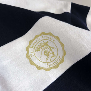80's "made in USA" COLUMBIA KNIT ボーダー ラガーシャツ