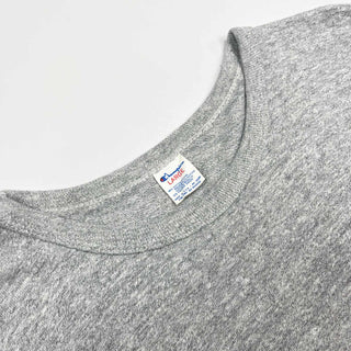 80's "made in USA" Champion 霜降り レーヨン ワンポイントTシャツ