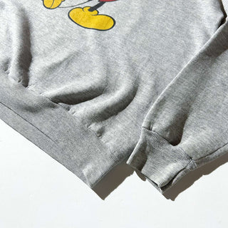 80's "made in USA"  DISNEY ミッキー プリント スウェットシャツ