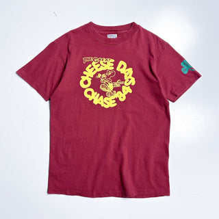 80's "made in USA" HANES "CHEESE DAYS" 両面プリントTシャツ