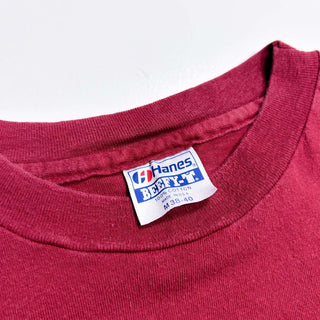 80's "made in USA" HANES "CHEESE DAYS" 両面プリントTシャツ