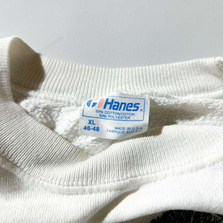 80's "made in USA"  Hanes アニマル プリント スウェットシャツ