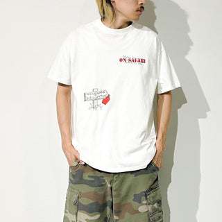 80's "made in USA" Hanes バックプリント Tシャツ