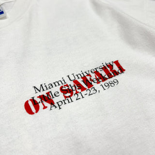 80's "made in USA" Hanes バックプリント Tシャツ