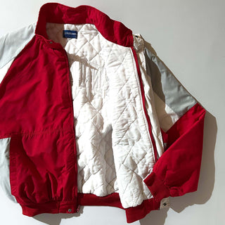 80's "made in USA" Holloway 裏キルティング セーリング ブルゾン ジャケット