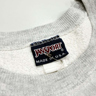 80's "made in USA" JANSPORT リバースウィーブタイプ カレッジプリント スウェットシャツ