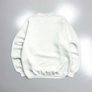 80's "made in USA" PANNILL 前V プリント スウェットシャツ