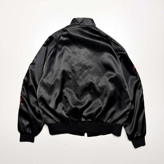 80's "made in USA" Pla-Jac by Dunbrooke "RED BARON"サテンナイロン ジャケット