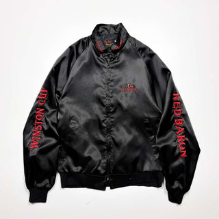 80's "made in USA" Pla-Jac by Dunbrooke "RED BARON"サテンナイロン ジャケット