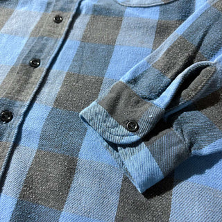 80's "made in USA" RUGGED WEAR レギュラーカラー ヘビーネルシャツ