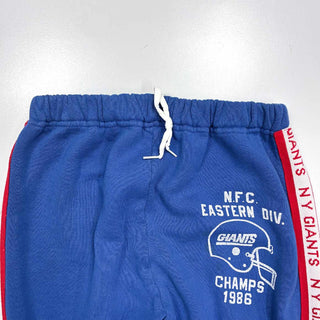 80's "made in USA" RUSSELL "NY GIANTS" サイドライン ドローコード スウェットパンツ