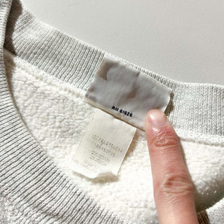 80's "made in USA" Velva Sheen セパレートポケット カレッジプリント スウェット シャツ