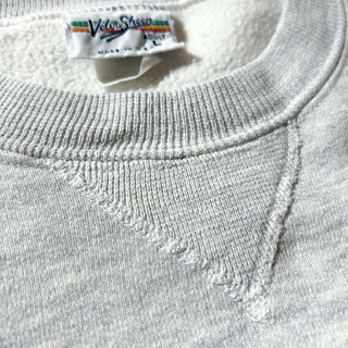 80's "made in USA" Velva Sheen セパレートポケット カレッジプリント スウェット シャツ